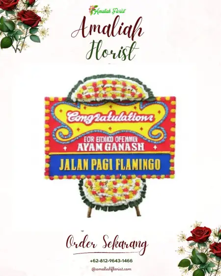 Sewa Papan Bunga Mlayang